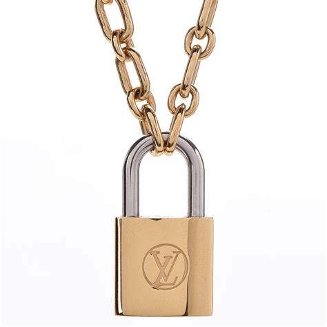 louis vuitton custom pendant|louis vuitton lock pendant necklace.